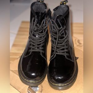 Dr martens patent leather girl boots size 2